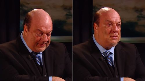 Paul Heyman became emotional on-screen in 2018