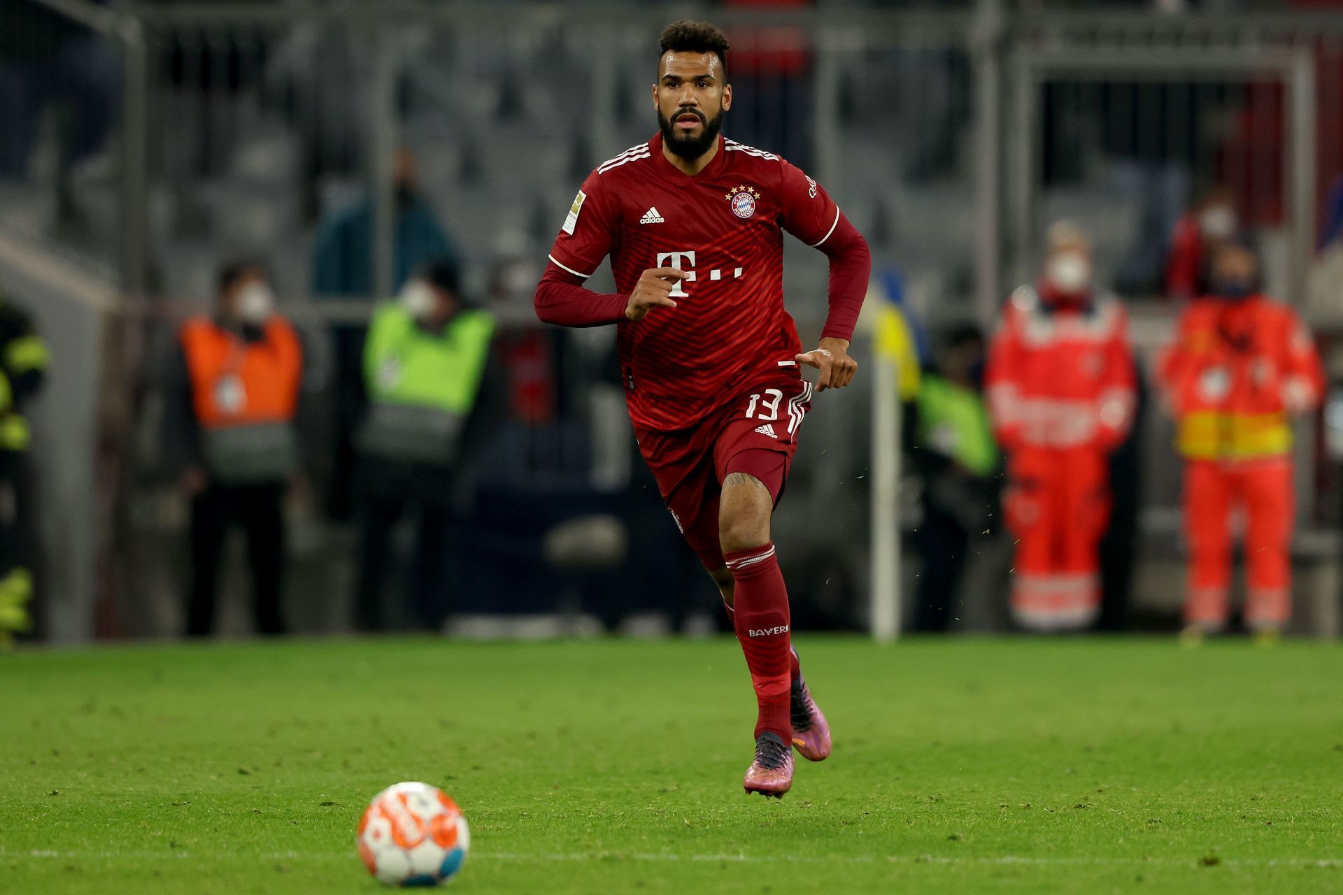 Choupo-Moting marked his Bayern Munich debut alongside Marc Roca