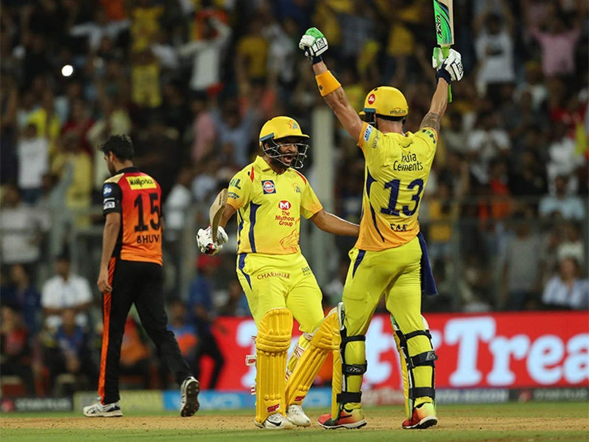 Faf du Plessis' one-man effort helped CSK beat the Sunrisers Hyderabad by two wickets