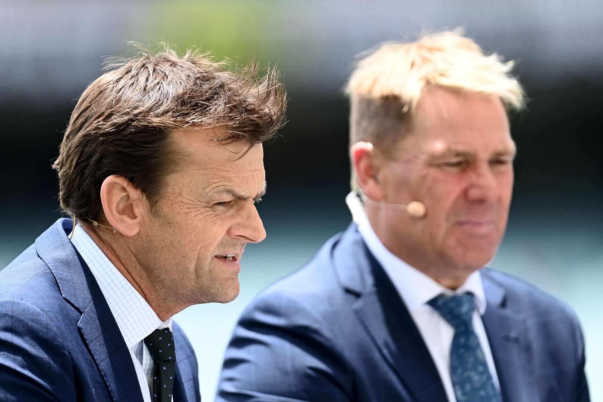 Adam Gilchrist (left) and Shane Warne. Pic: Getty Images