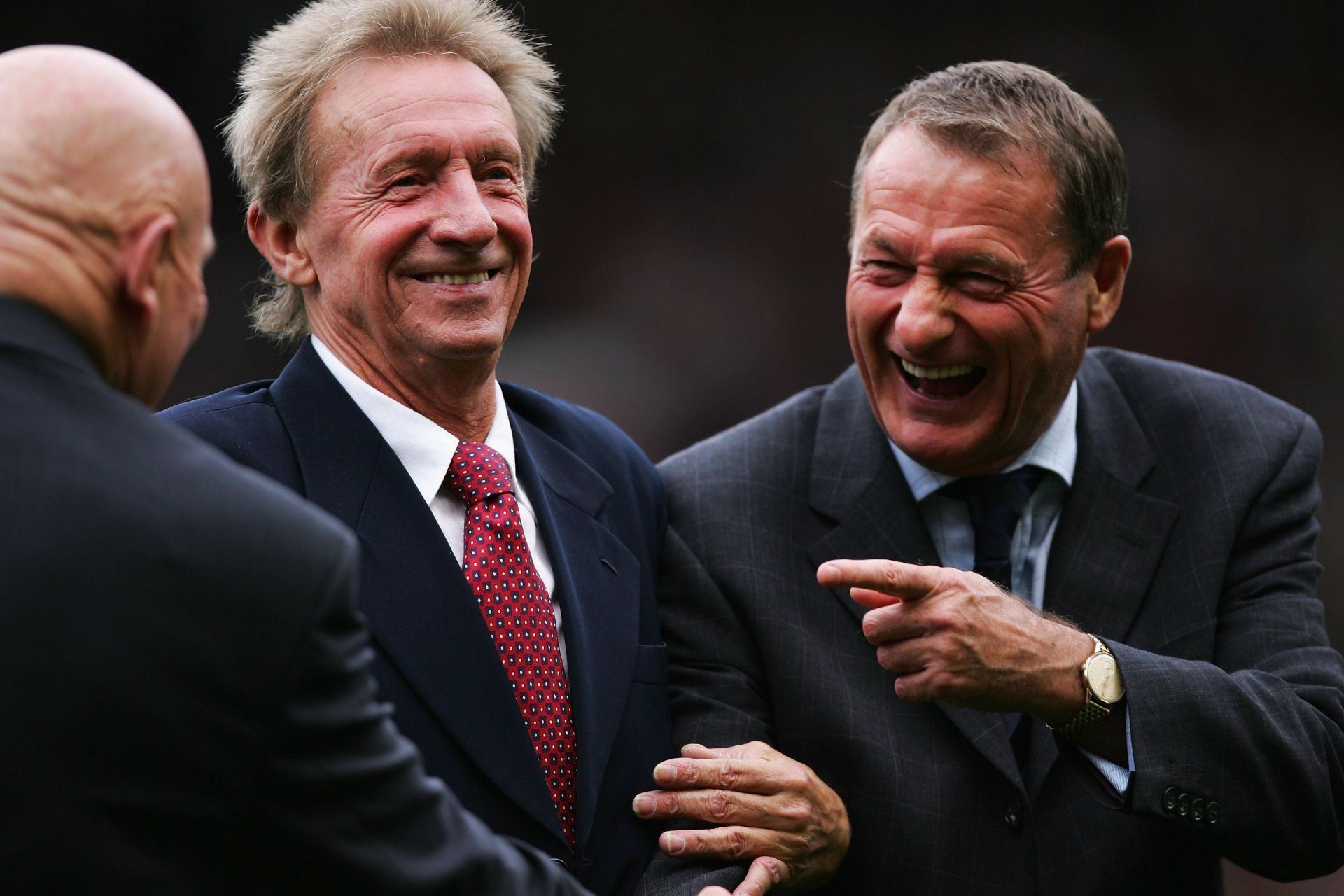 Roger Hunt (right) scored a lot of goals for the Reds.