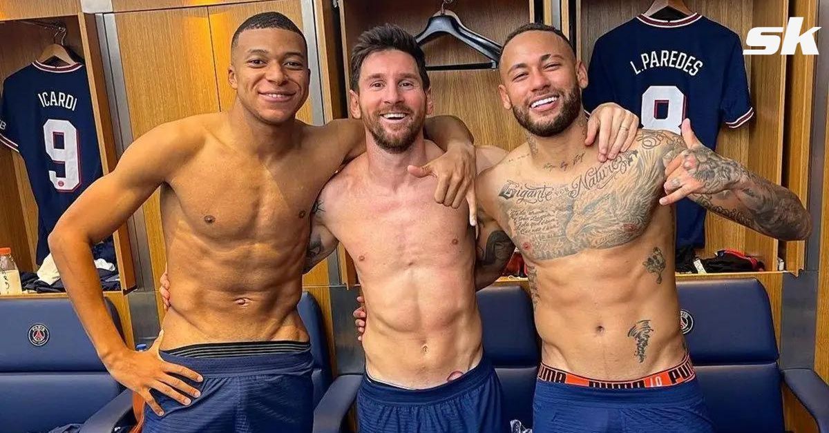 PSG&#039;s Neymar, Kylian Mbappe and Lionel Messi looked in prime form during recent training session.
