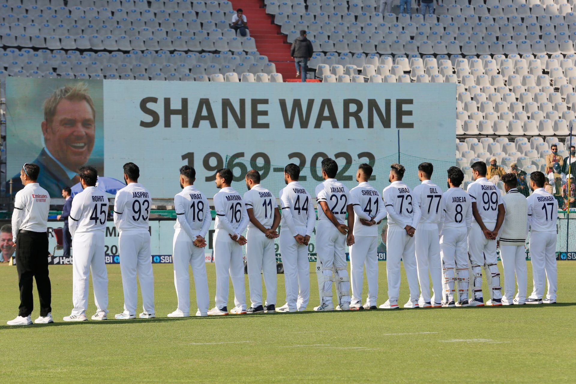 Indian players ahead of play on Day 2. (PC: BCCI)