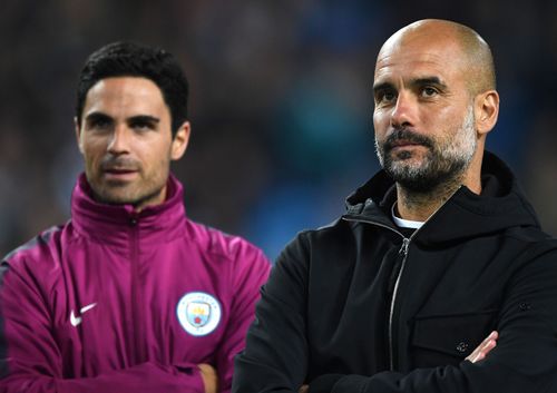 The current Arsenal boss served as Guardiola's assistant manager at Man City