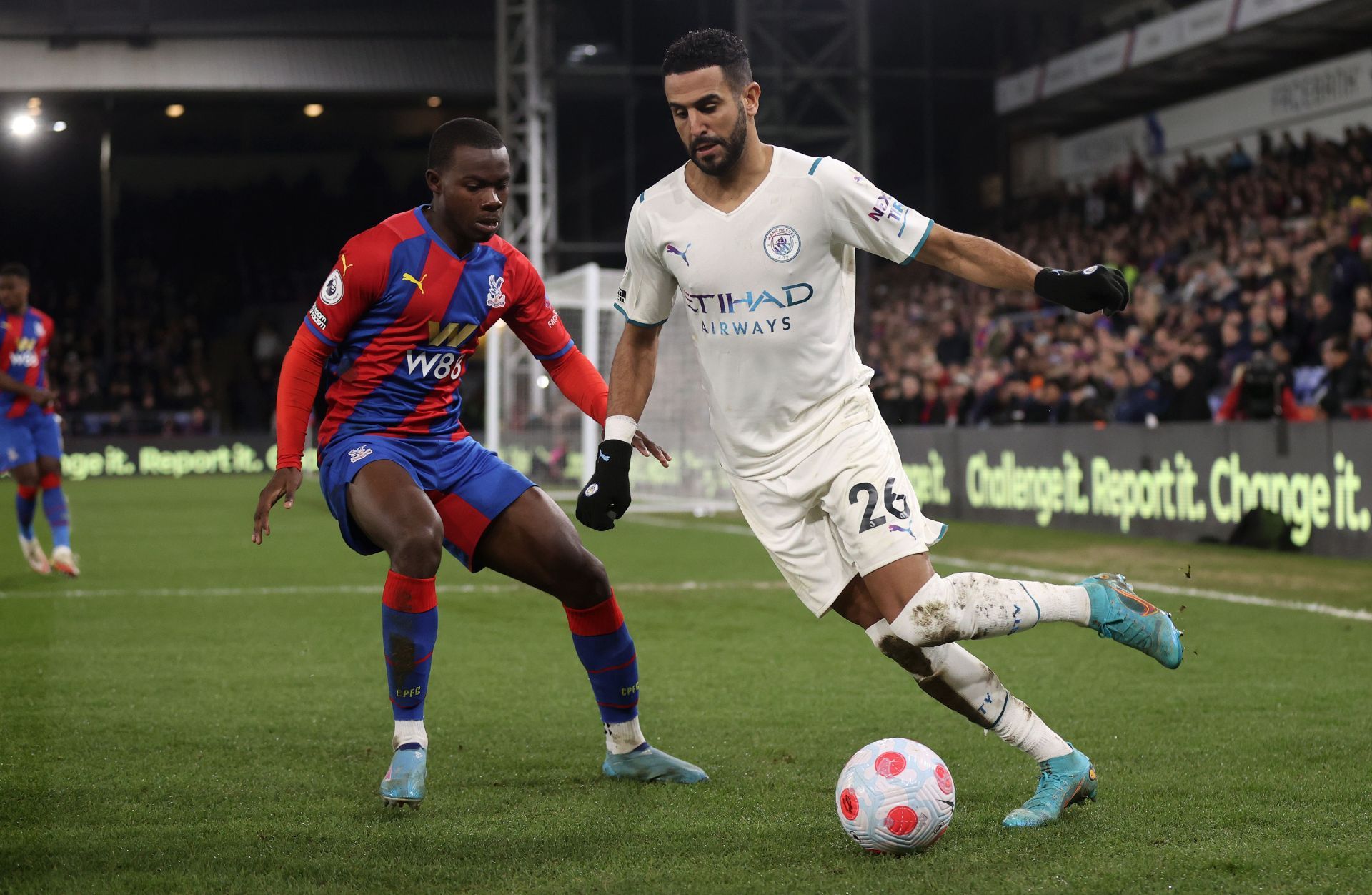 Manchester City were held to a goalless draw by Crystal Palace in the Premier League