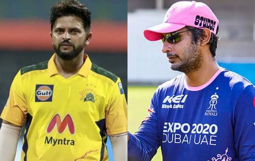 Suresh Raina(l) and Kumar Sangakkara(r) (PC: IPL)