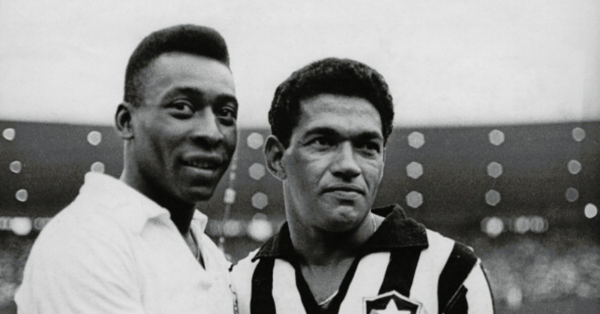 Garrincha played for the Brazilian national team from 1955 to 1966