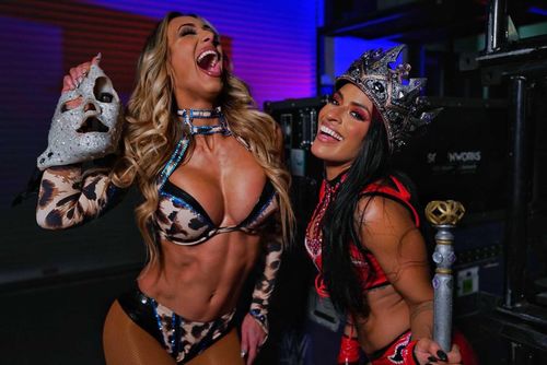 Carmella and Queen Zelina are the current Women's Tag Team Champions