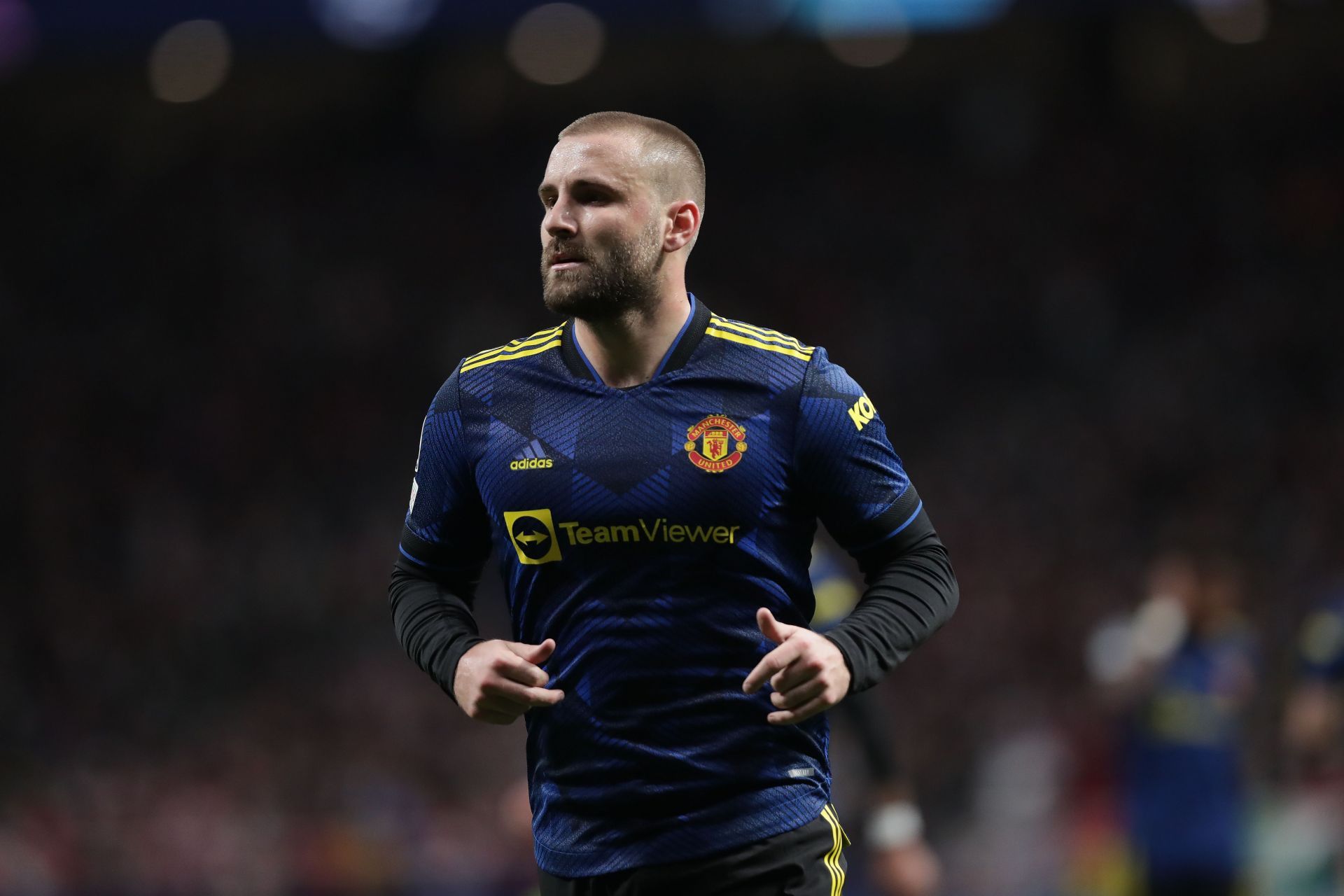 Luke Shaw will sit out today's clash with Tottenham Hotspur