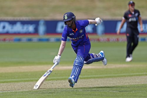 Deepti Sharma in action for India.