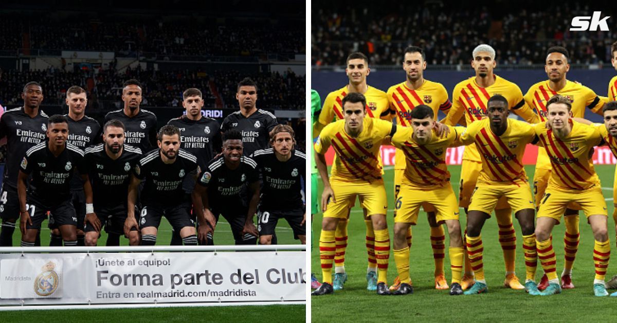 The arch-rivals broke their tradition and decided to go with away kits for the El Clasico