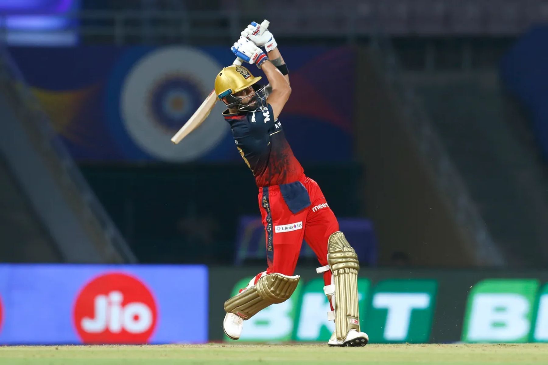 Virat Kohli batting against PBKS. Pic: IPLT20.COM