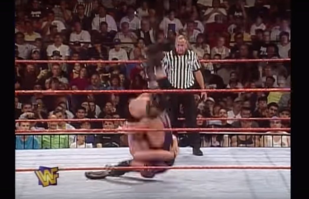 Stone Cold Steve Austin landed on his head following a botched piledriver