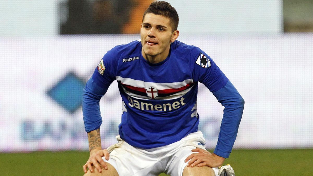 Icardi during his Sampdoria days (Image via Reuters)