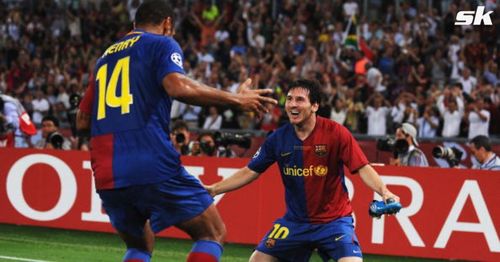 Thierry Henry and Lionel Messi played together for three seasons at Camp Nou