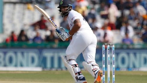 Hanuma Vihari scored a half-century in India's first innings of the Mohali Test [P/C: BCCI]