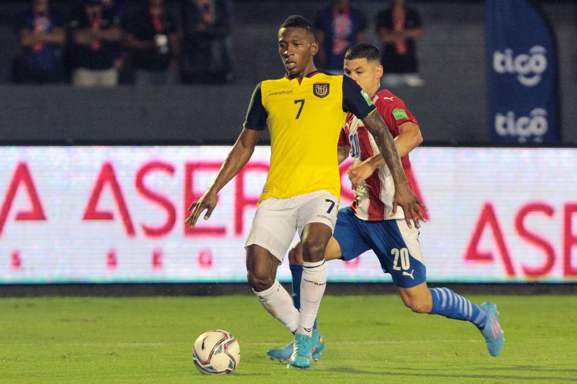 Ecuador scored from a penalty in injury time.