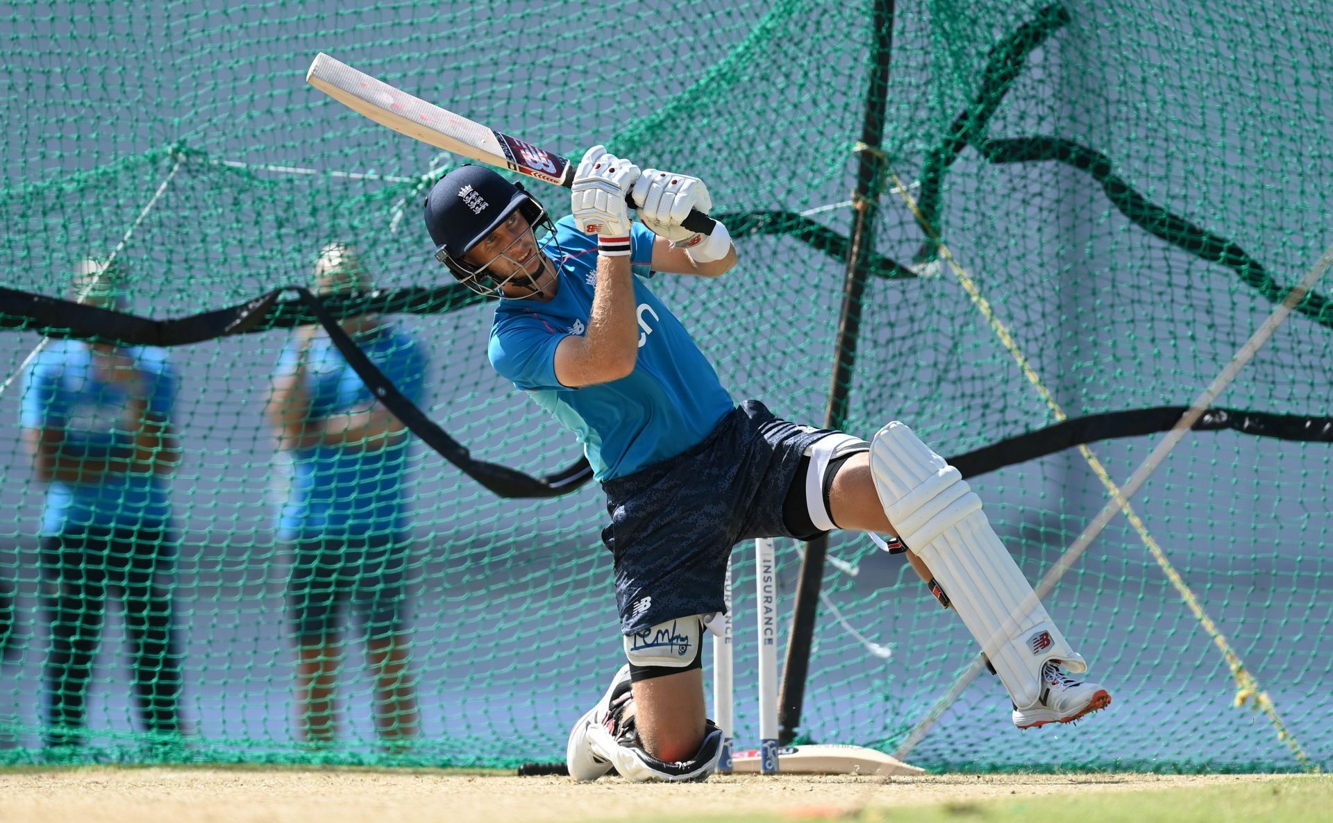 Joe Root in action during England Nets Session