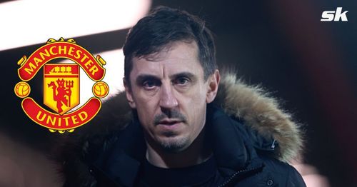 Gary Neville was not happy with United stars.