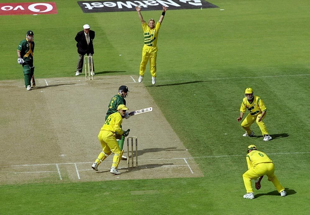 Shane Warne - at the peak of his powers in the 1999 Cricket World Cup (Picture Credits: Getty Images via Cricket Australia).