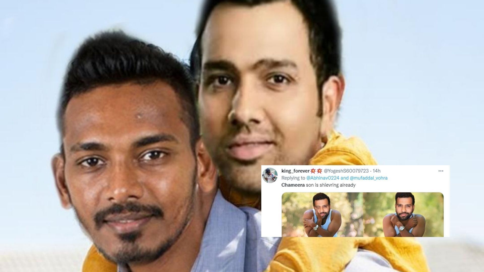 Fans trolled Rohit Sharma over the possibility of Dushmantha Chameera playing the second Test
