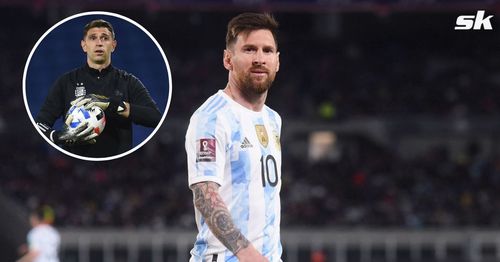 Argentina goalkeeper Emiliano Martinez has revealed how Lionel Messi's words inspired him in a group-stage game against Uruguay in the Copa America last year