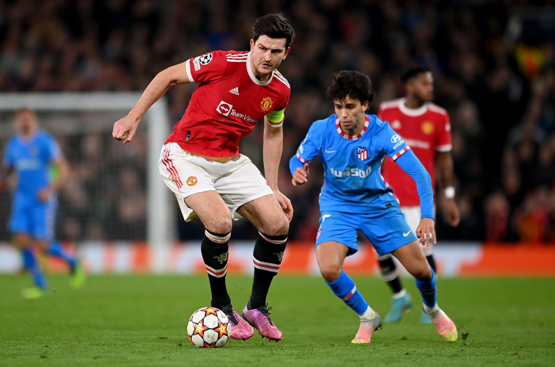 Harry Maguire (left) has endured a difficult campaign so far.