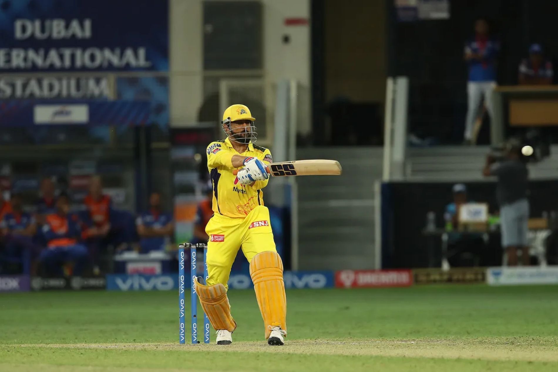 MS Dhoni during the IPL 2021. Pic: BCCI