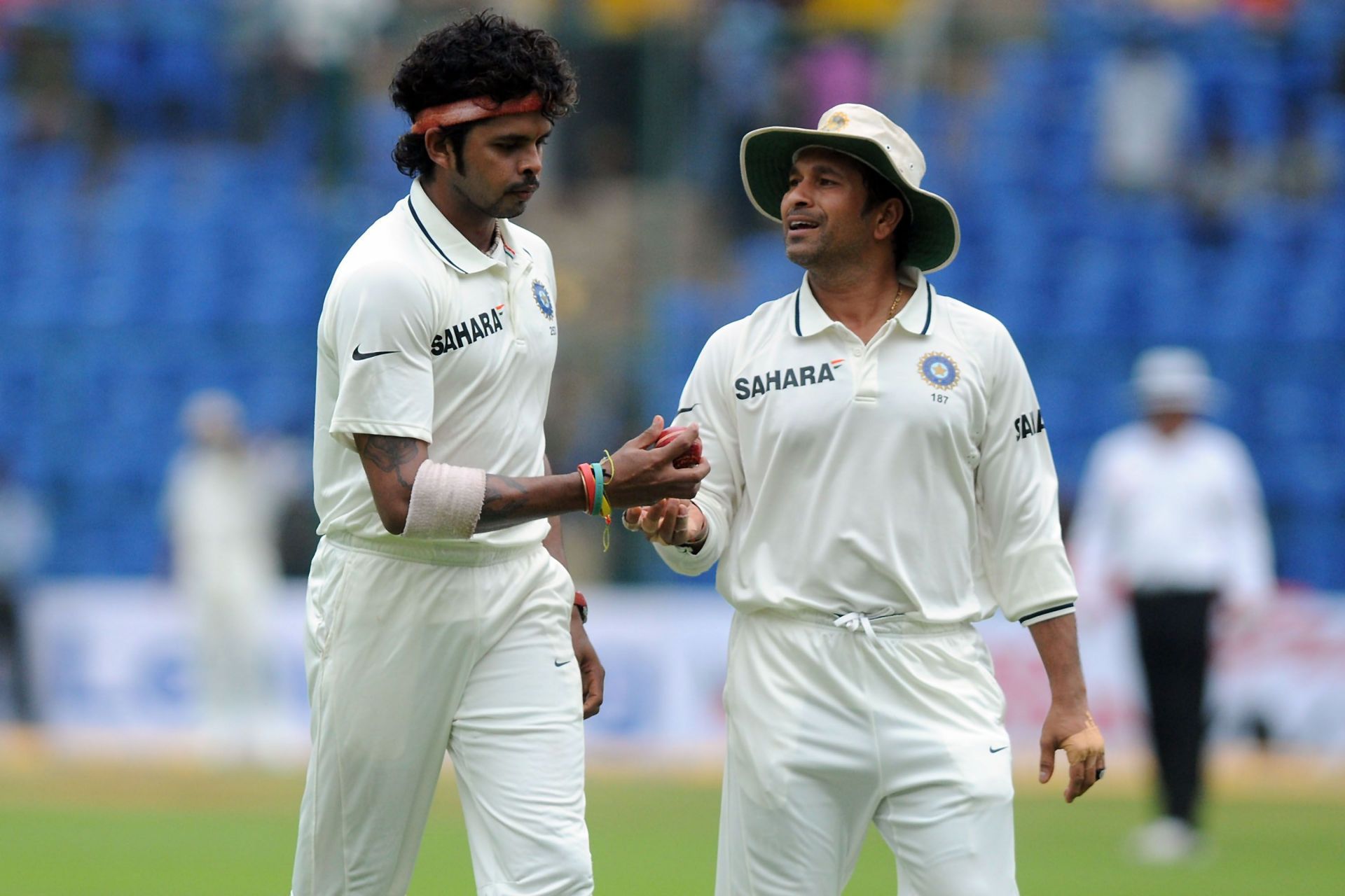 S. Sreesanth (left) and Sachin Tendulkar. Pic: Getty Images