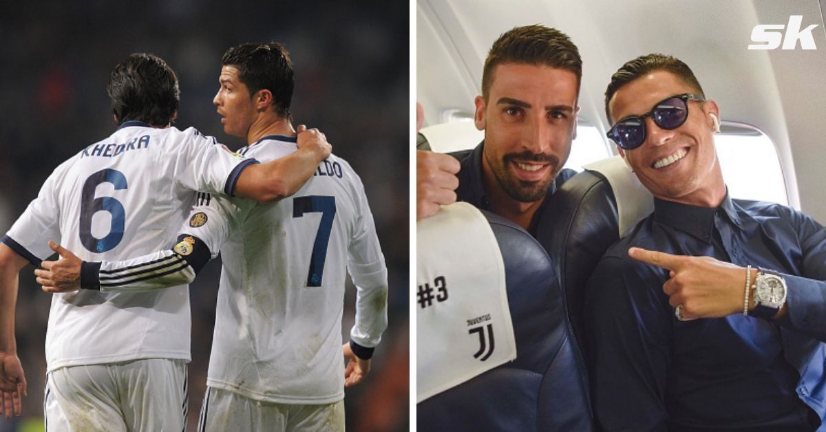 Sami Khedira and Cristiano Ronaldo has played together at Real Madrid and Juventus
