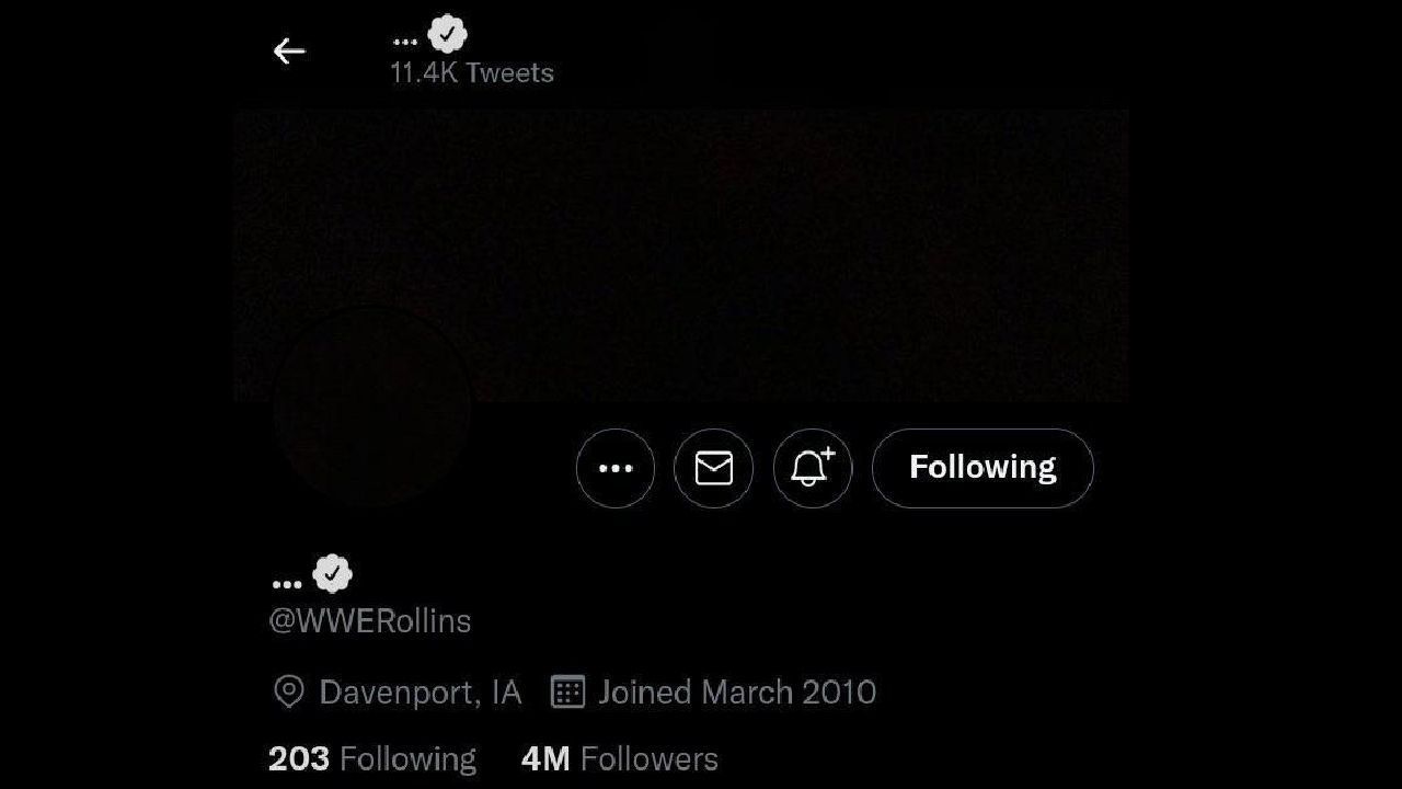 Rollins&#039; Twitter profile has undergone a cryptic change