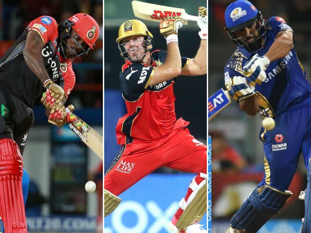Chris Gayle leads the list for most sixes in IPL history