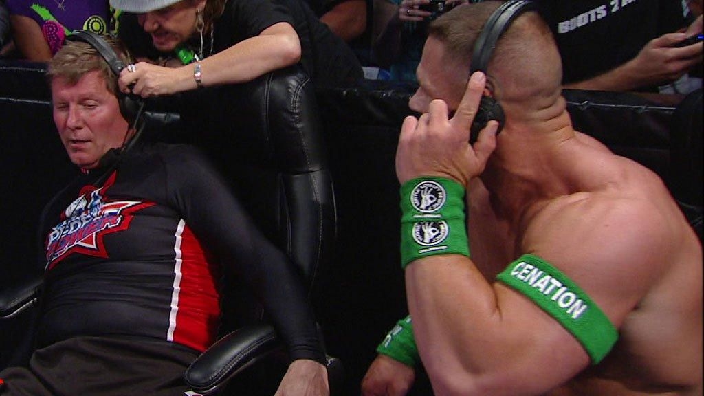 Cena faced Laurinaitis in a losing effort