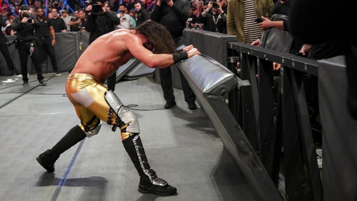 Seth "Freakin" Rollins trashed the ringside area this past week on WWE RAW