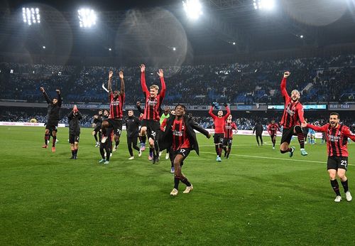 AC Milan rose to the top of Serie A after beating rivals Napoli.