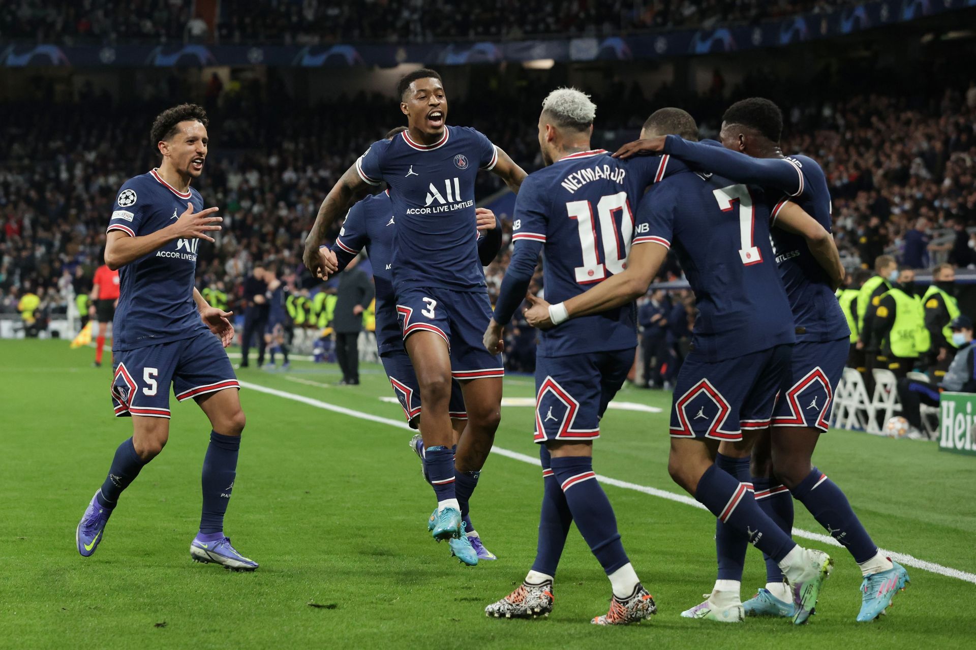 Paris Saint-Germain play Bordeaux on Sunday