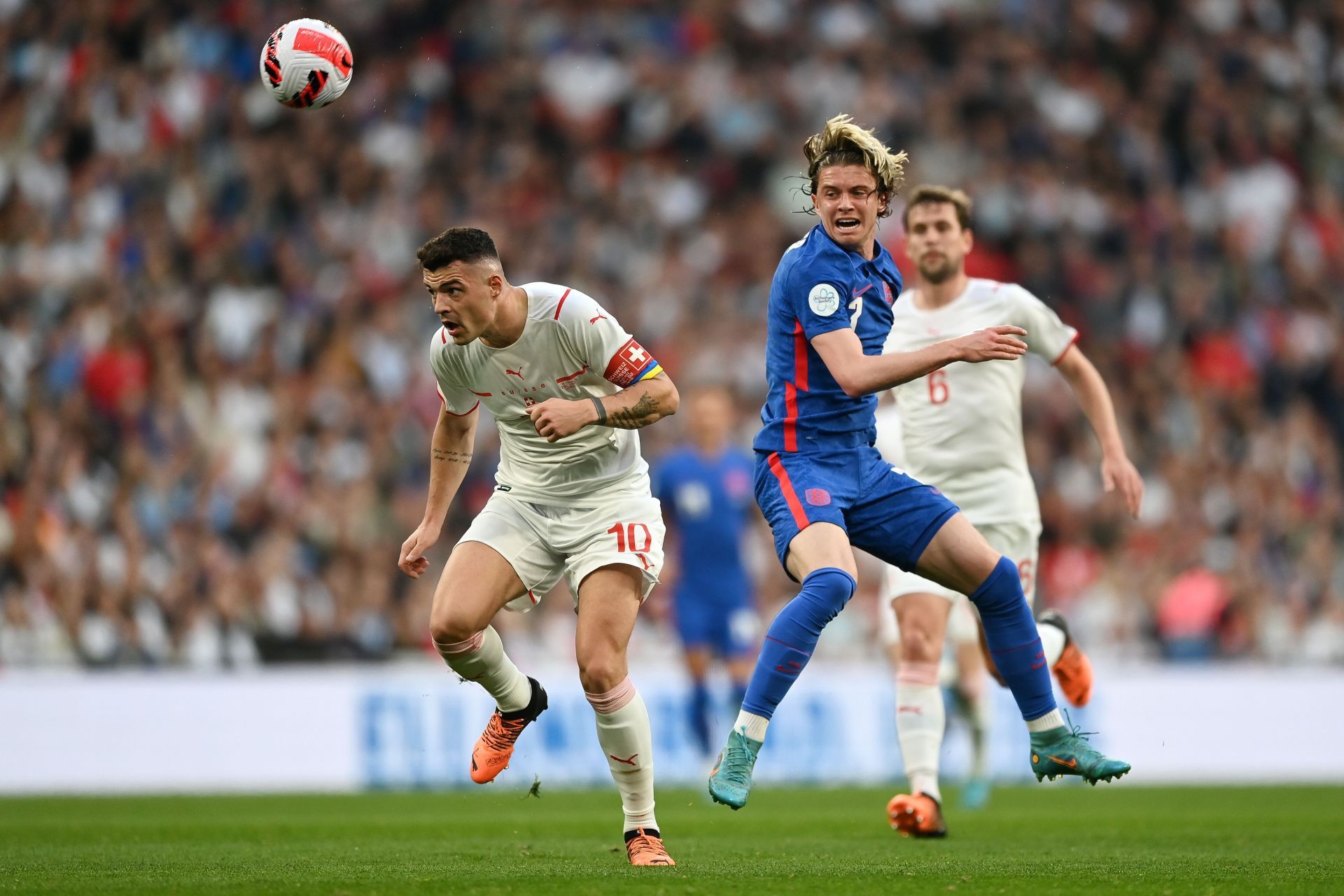 Conor Gallagher played a key part in England's match against Switzerland