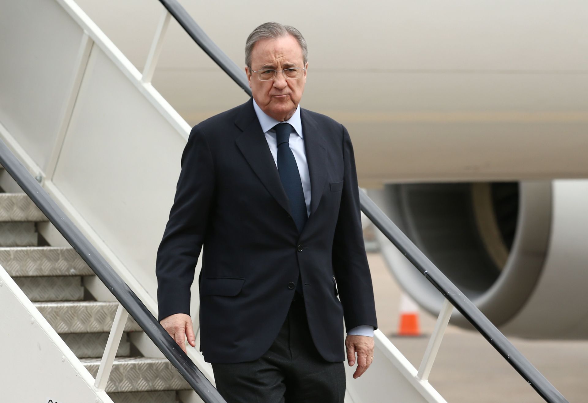 Real Madrid president Florentino Perez