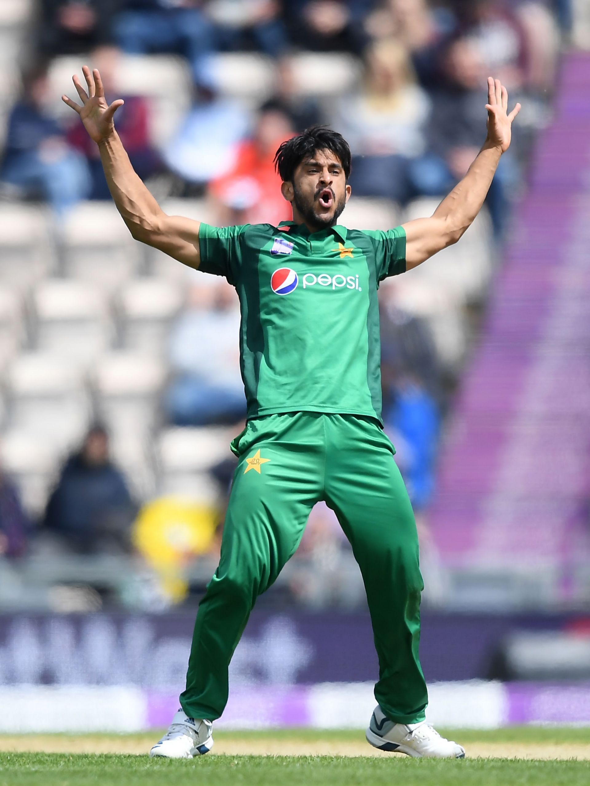 With two of their premier fast bowlers Hasan Ali (above) and Haris Rauf missing out, the PCB management did what was best for business - prepare a lifeless Pindi pitch (Getty Images) 