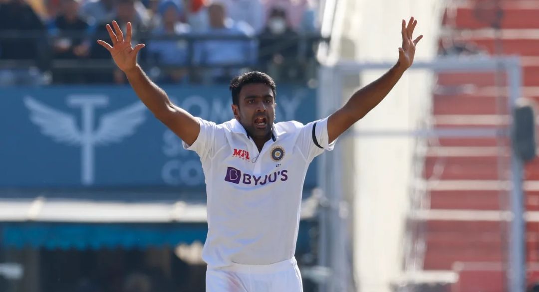 Ravichandran Ashwin during an appeal for a wicket in the first Ind vs SL Test [P.C:BCCI]