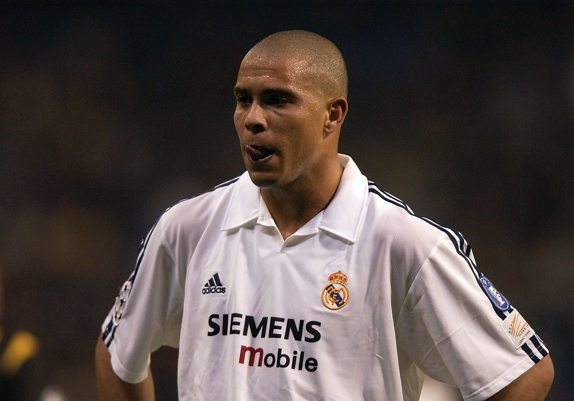 Ronaldo Nazario in action for Real Madrid