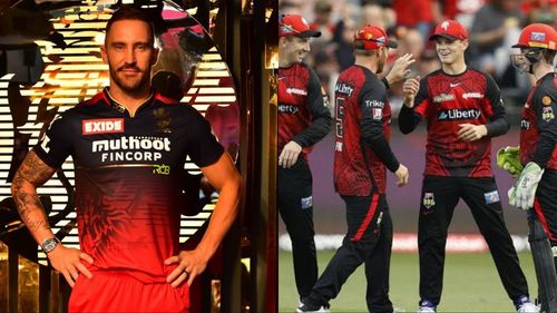 Royal Challengers Bangalore have a similar kit design as the Melbourne Renegades