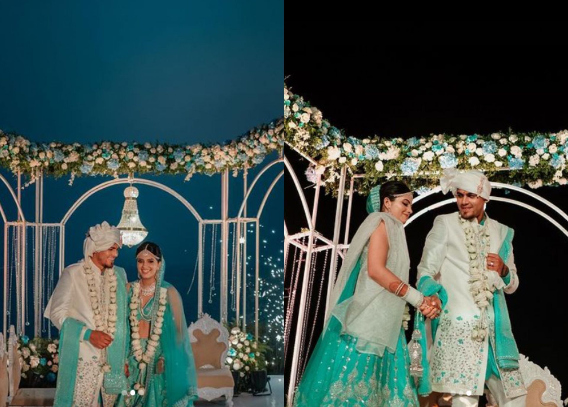 Rahul Chahar married Ishani Johar