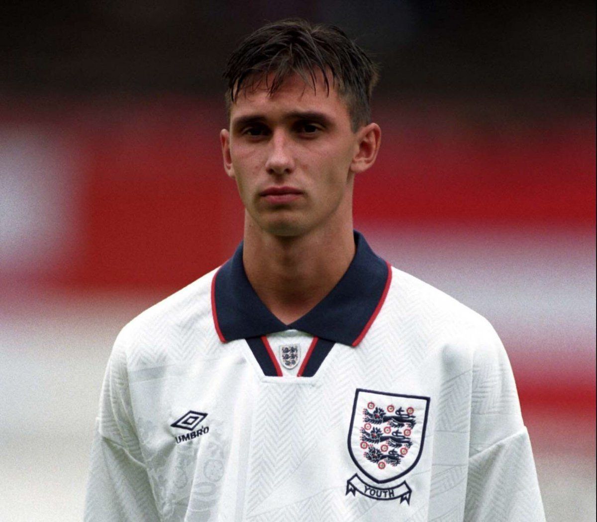 Chris Casper representing his country during the U18 European Championships in 1993