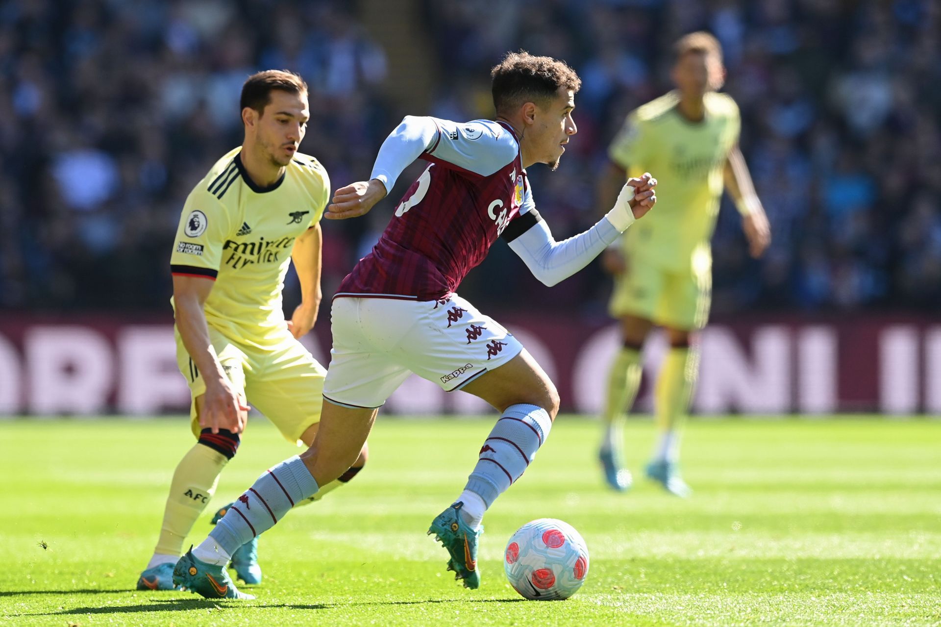 Coutinho in action for Aston Villa