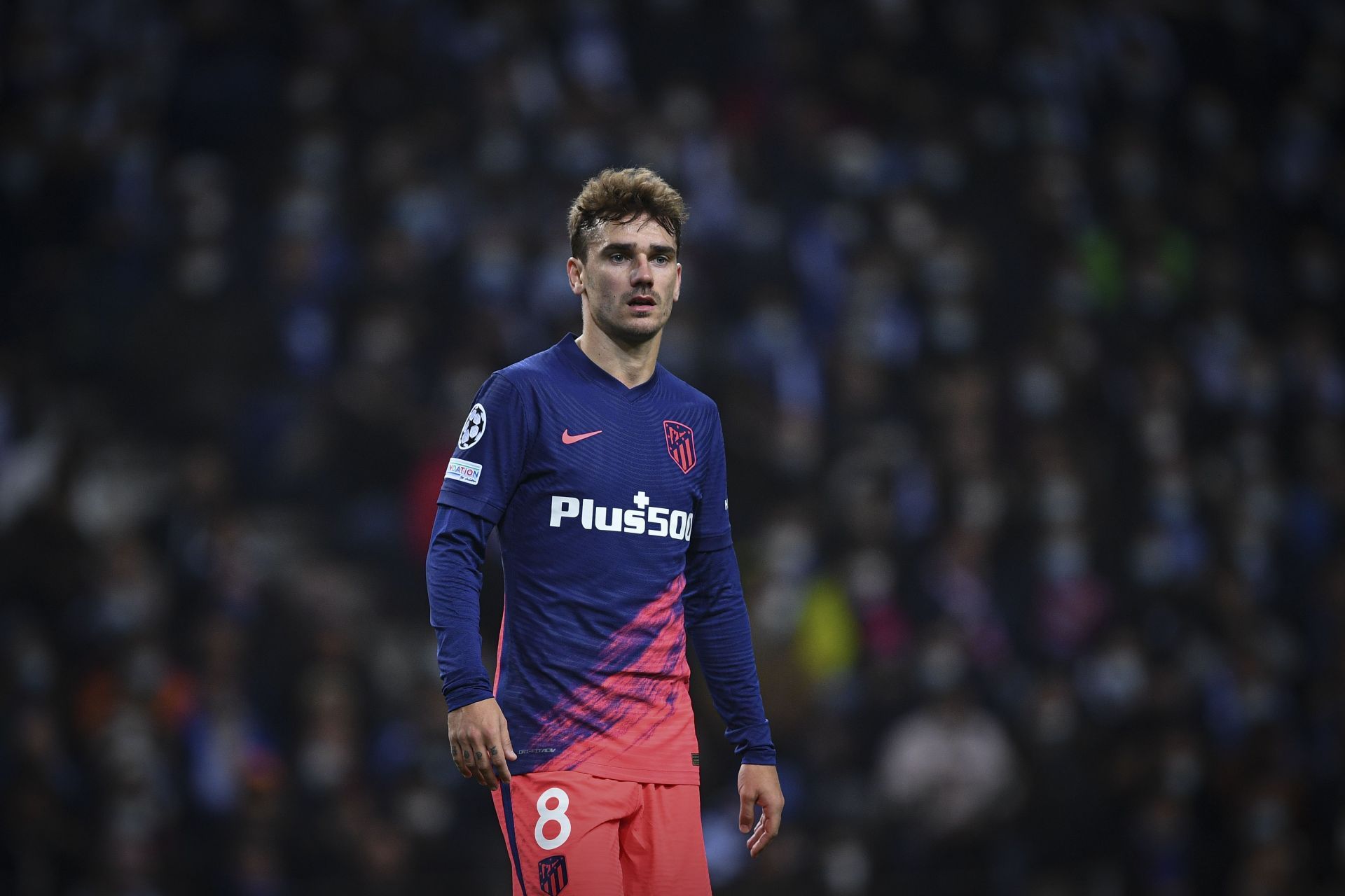 French forward Antoine Griezmann in action for Atletico Madrid.