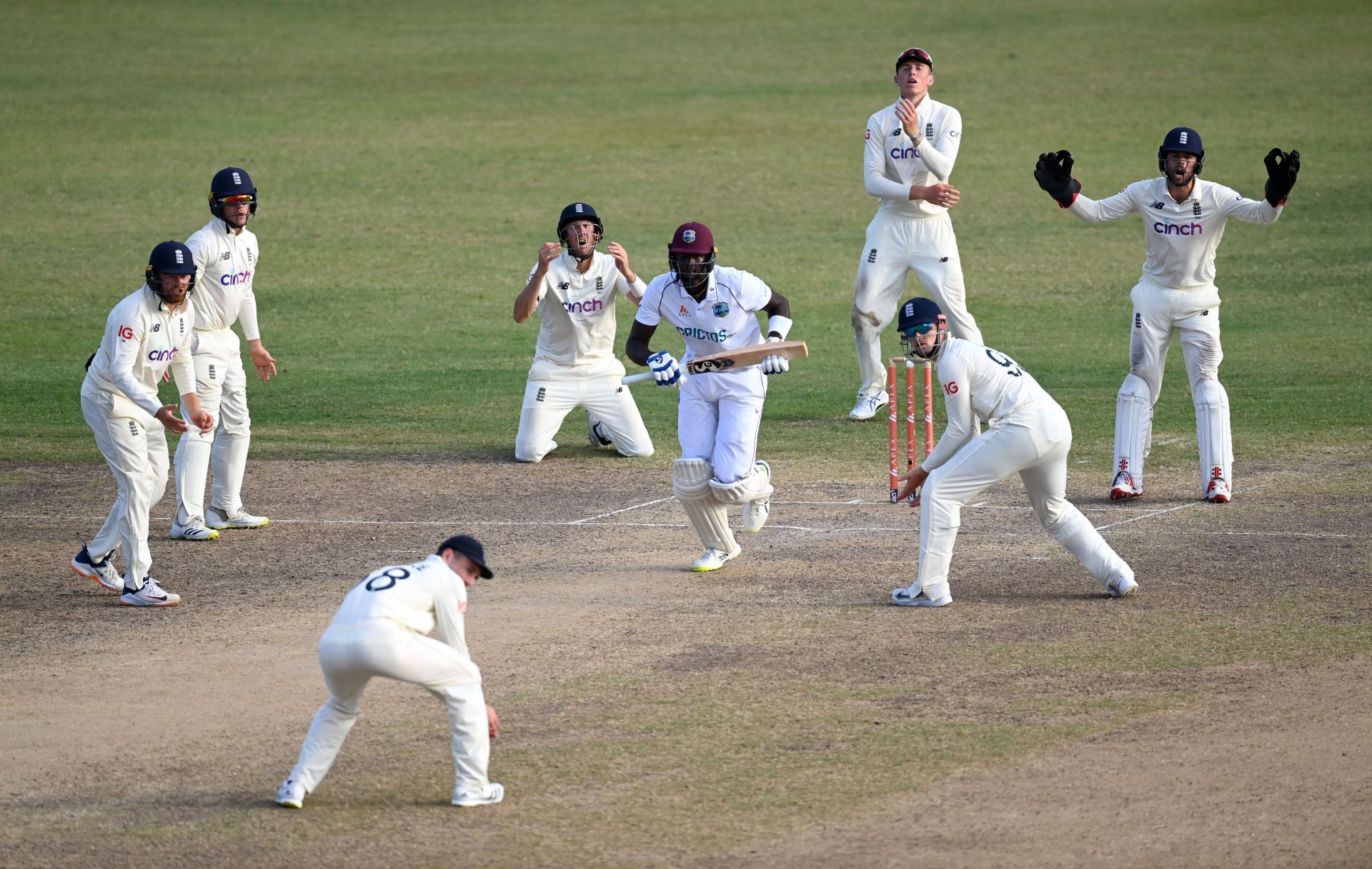 West Indies v England - 1st Test: Day Five. Pic: Getty Images