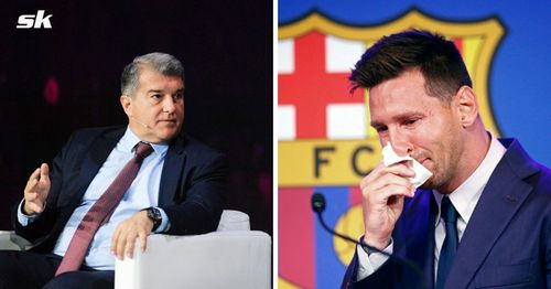 Joan Laporta oversaw Lionel Messi's Barcelona exit