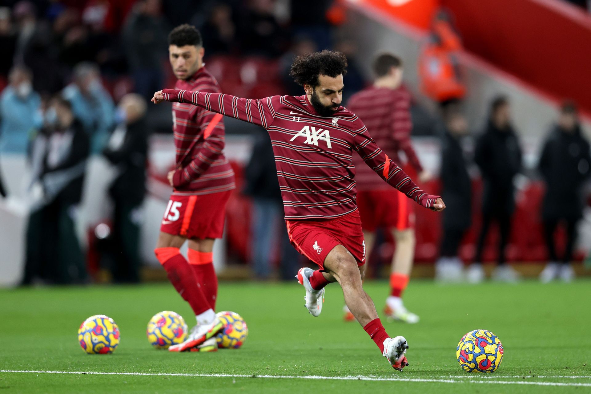Mohamed Salah continues to break records for Liverpool.