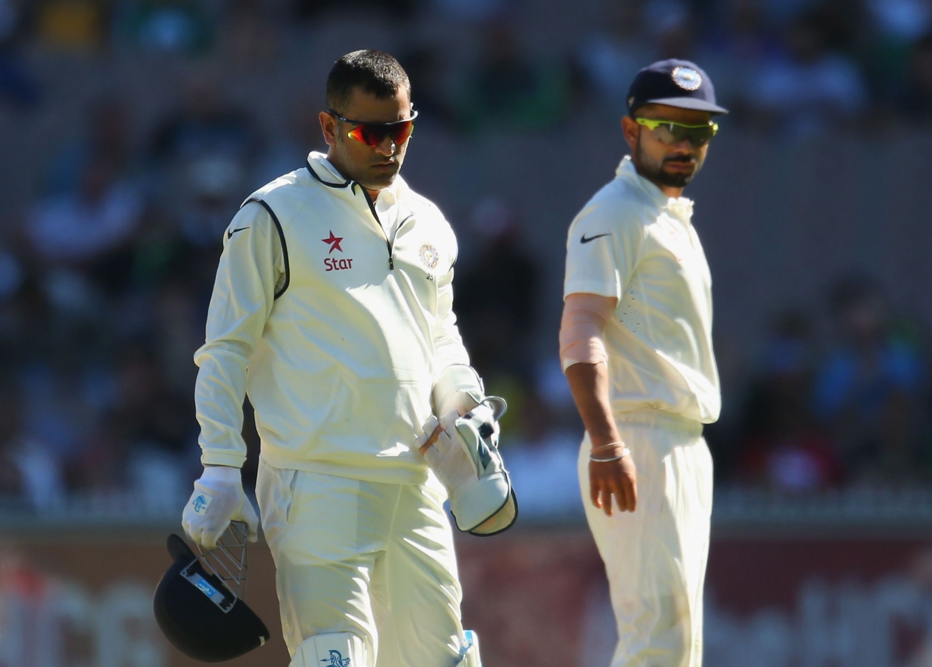 MS Dhoni quit the longest format after the 2014 Boxing Day Test against Australia
